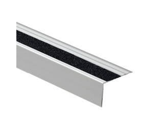 Perfil peldaños aluminio con banda antideslizante Novopeldaño Safety 2,5m