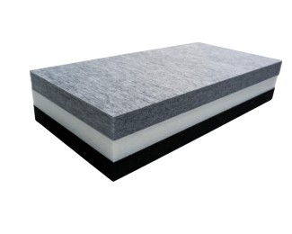 Panel de absorción acústica 1.200x600mm Sopema PureKustik Rectángulo (2 uds.)