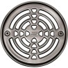 Set rejilla/marco Diseño 1 acero inox redondo Schluter KDR15ED1SR