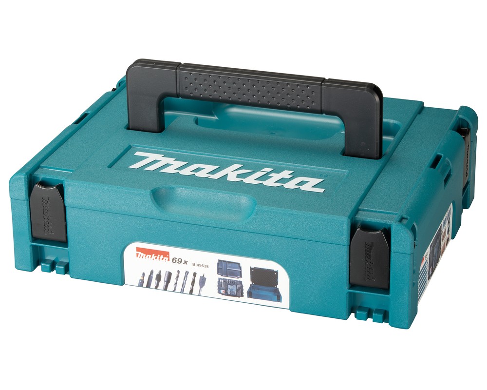Maletín de accesorios en Makpac 69pcs Makita B-49638