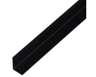 Perfil angular negro mate 24x24x3050mm