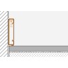 Difusor para perfil 2,5m Schluter DESIGNBASE-QDD