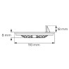 Soporte autonivelante con cabezal para baldosas o rastreles SE00 (28-38mm)
