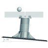 Soporte autonivelante con cabezal para baldosas o rastreles SE03 (75-120mm)