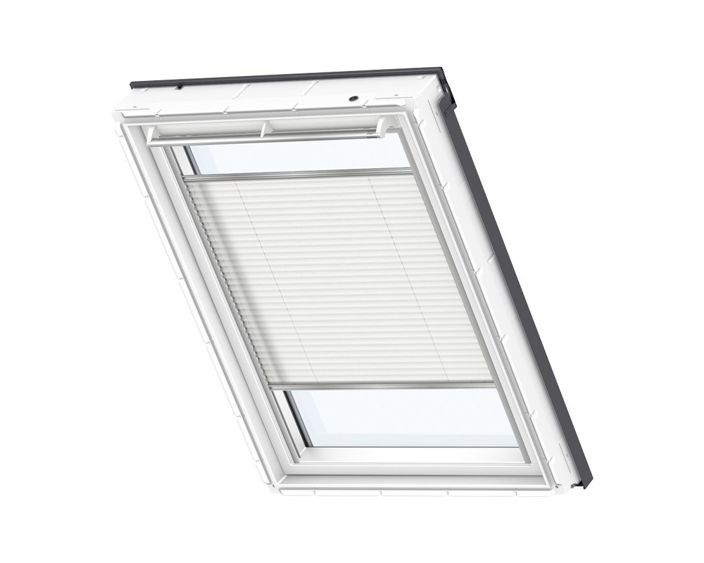 Cortina plisada manual Velux FHL S06 1016S blanca