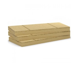 Panel de lana de roca 1200x600x120mm Rockwool Rocksate Duo Plus (paquete 2,16 m²)
