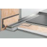 Set completo de desagüe lineal sifón extraible Schlüter KERDI-LINE-V 50 GE