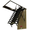 Escalera escamoteable de tijera galvanizada ZX-TECHO