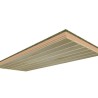 Panel sándwich friso de abeto natural 2.500x600mm Ondutherm H19+A40+FAN10