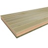 Panel sándwich friso de abeto natural 2.500x600mm Ondutherm H19+A40+FAN10