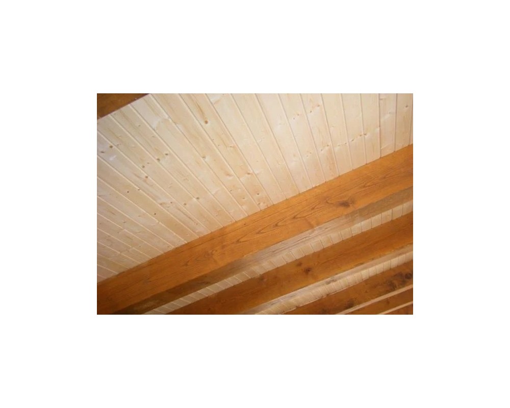Panel sándwich friso de abeto natural 2.500x600mm Ondutherm H19+A40+FAN10