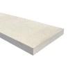Vierteaguas de piedra apomazado blanco 135x35x3cm