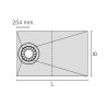 Panel de pendiente impermeabilizante Schluter KERDI-SHOWER-TS