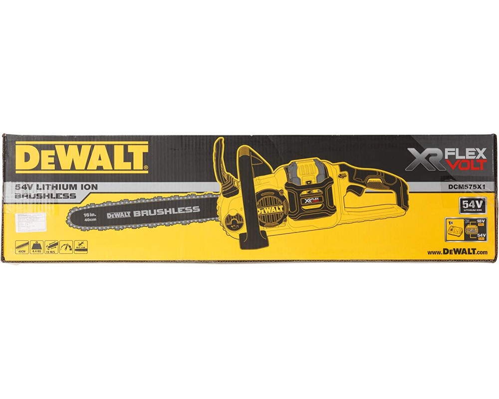 Motosierra XR Flexvolt 54V/18V 9,0Ah Dewalt DCMCS574X1-QW
