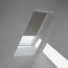 Cortina de oscurecimiento Velux DKL C04 4575 SWL verde perfil blanco