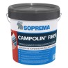 Impermeabilizante de caucho con fibras Soprema Campolin Fiber gris 5kg