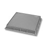 Marco y tapa reversible aluminio 50x50cm Maco 751050