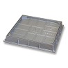 Marco y tapa reversible aluminio 50x50cm Maco 751050