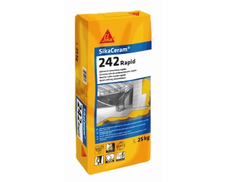 Adhesivo rápido cerámica SikaCeram-242 Rapid C125 Sa 25KG