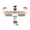 Set completo de desagüe lineal para ducha Schlüter KERDI-LINE-H 50 G2