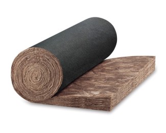 Lana mineral Volcalis Alpha Rollo Velo Negro 120x600x4200mm (paquete 5,04m²)