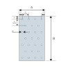 Placa perforada 80x200mm Simpson NP20/80/200