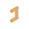 Placa perforada 60x200mm Simpson NP20/60/200