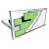 Panel de lana de roca 1200x600x80mm Rockwool Rocksate Duo Plus (paquete 3,60m²)