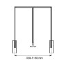 Perchero abatible 830-1150mm IA05 Micel 94011