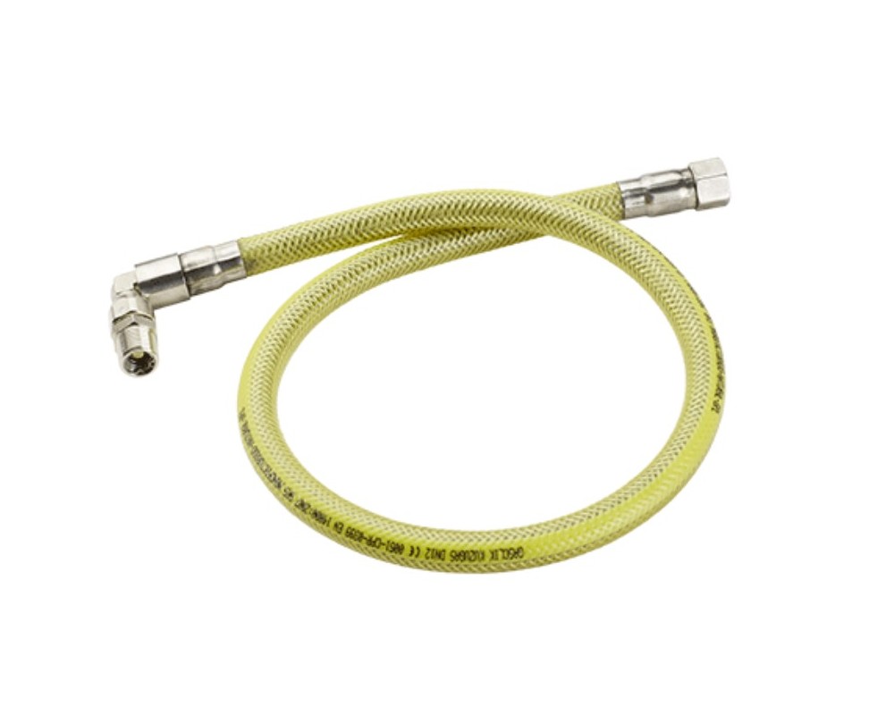 Conexión flexible giratoria Giraclick con válvula M-H 1/2"-1/2" 1500mm