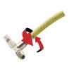 Conexión flexible giratoria Giraclick con válvula M-H 1/2"-1/2" 1500mm