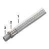 Conexión flexible giratoria Giraclick con válvula M-H 1/2"-1/2" 1500mm