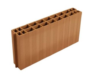 Pieza de arcilla ECOrec City Perforado 9 HD 520x90x249mm