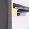 Perfil de aluminio LED para foseado en techo ILLU-A en mampostería y yeso laminado 2 ml