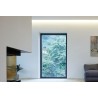 Perfil de aluminio LED para foseado en techo ILLU-A en mampostería y yeso laminado 2 ml