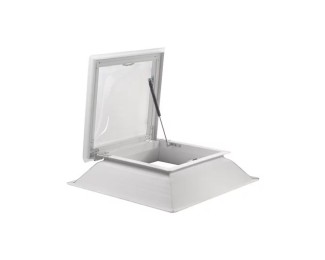 Claraboya Telescópica de Acceso a Cubierta 120x120 cm - Cúpula Hielo