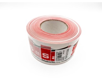Cinta de balizamiento Sasmak roja y blanca (rollo 250m)