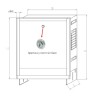 Caja blanca empotrable para colectores Roth