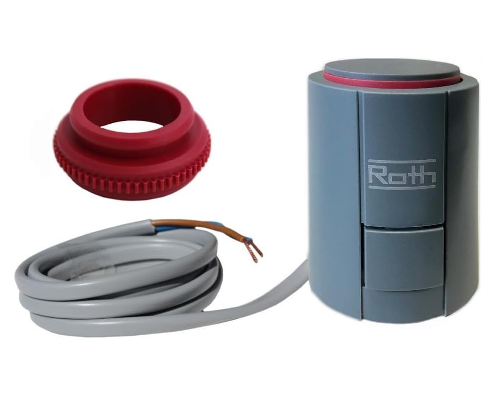 Actuador 230V 1W sin corriente cerrado (incluye adaptador VA90) Roth 1135007412