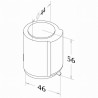Actuador 230V 1W sin corriente cerrado (incluye adaptador VA90) Roth 1135007412