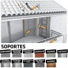 Masilla de poliuretano Sikaflex 11FC antracita cartucho 300ml
