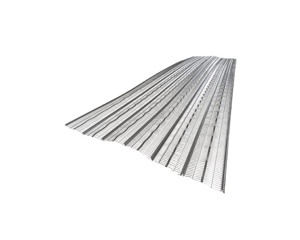 Placa Nervometal Galvanizado 2500x600 mm Espesor 0,5 mm para Refuerzo de Mortero