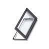 Ventana salida a cubierta Velux GXLB 2070 bisagra derecha vista desde el exterior