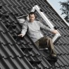 Ventana salida a cubierta Velux GXLB 2070 bisagra derecha vista desde el exterior