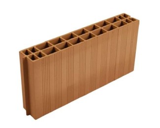 Pieza de arcilla ECOrec City Perforado 8 HD 500x80x249mm