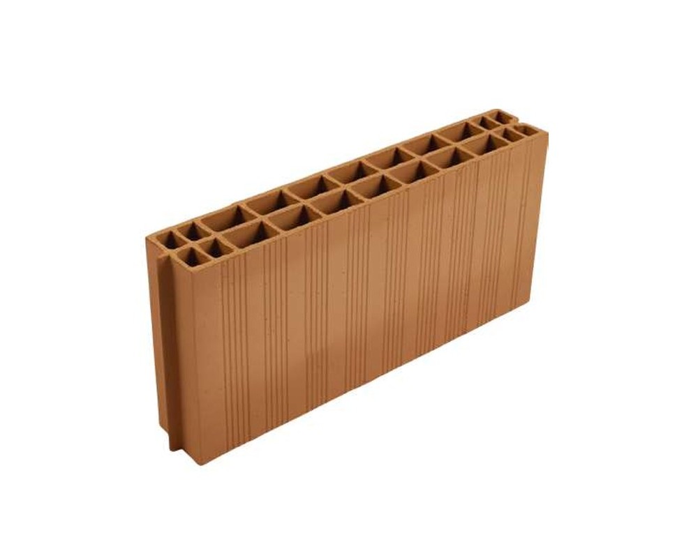 Pieza de arcilla ECOrec City Perforado 8 HD 500x80x249mm