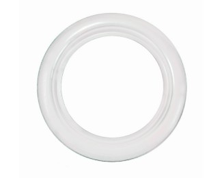 Ojo de buey EI2 60 paso de luz Ø300 con cerco blanco