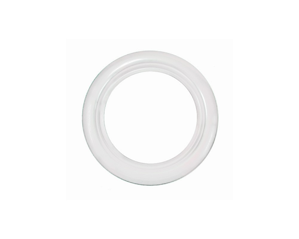 Ojo de buey EI2 60 paso de luz Ø300 con cerco blanco