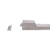 Barra antipánico de sobreponer 900mm gris Tesa TOP 1E108GG