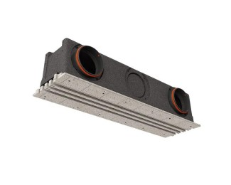 Difusor lineal plano empotrar aire acondicionado 3 ranuras 160mm Ergovent Lineo Pro Condi